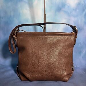 Coach Brown Convertible Hobo Shoulder Purse